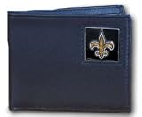 New Orleans Saints Leather Bifold Wallet