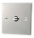POLISHED CHROME SATELLITE TELEVISION SOCKET C469PCB