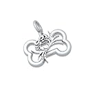 Bark Avenue Jewelers- Sterling Silver Zodiac Pendant- Cancer - Small