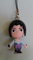 Naruto Shippuden Cell Phone Strap Figure Keychain Sasuke