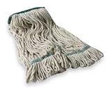 Tough Guy 1TYP1 Wet Mop, Medium, White, Looped End