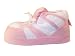Pink and White Happy Feet Slippers