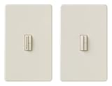 Lutron AB-603-ADHW-LA Abella 3 Way Dimmer Kit, Light Almond