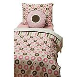 Bacati - Dots & Stripes 4 piece Toddler Beddind Set