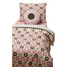 Bacati - Dots & Stripes 4 piece Toddler Beddind Set product image