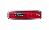 Sony Walkman NWZ-B133R 1GB Drag & Drop MP3 Player - Red