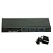 HDMI Matrix 4x2 - HDMI Splitter Switch mit 4 Eing�ngen und 2 Ausg�ngen f�r Tv beamer usw. - Schaltung beliebig �ber Kreuz m�glich - 1080P FullHD HDCP Fernbedienung Verst�rker integriert