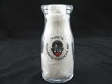 Antique Reproduction Black Americana 1 2 Pint Glass Milk Bottle