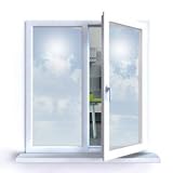 Silver Reflective Window Film (Solar Control & Privacy Tint - One Way Mirror / Mirrored Glass) (76cm x 2 metres)