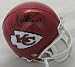 Marcus Allen Autographed/Hand Signed Kansas City Cheifs Min Helmet with HOF 03 Inscription