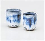浜村努 青釉 組湯呑 【湯呑 萩焼】