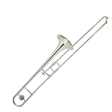 Cecilio 2Series Silver Plated B Flat Trombone w/ Case and Accessories