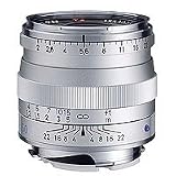 Zeiss Ikon 50mm f/2.0 T* Planar, ZM Lens for Zeiss Ikon & Leica M Mount Rangefinder Cameras, Silver