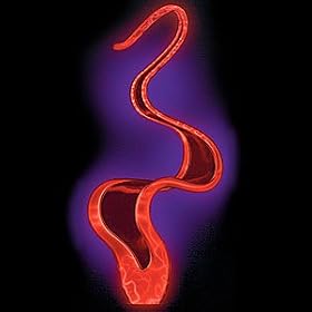 Table Lamp - Ribbon Electra Lamp in Red Red - LumiSource - LS-LSE-RE3G-RR from Lava Lamps