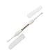 uxcell® Plastic Double Tip Earpick Ear Wax Remover 4.2inch Long White