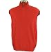 IZOD Sleeveless Quarter Zip Sweater Coral Medium