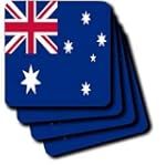 SAVE $2 - Australian Flag - Set Of 4 Ceramic Tile Coasters $21.99