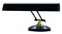 House of Troy P14-250-617 8-Inch Portable Upright Piano Lamp, Black with Polished Brass Accents