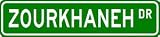 ZOURKHANEH Street Sign - Sport Sign - High Quality Aluminum Street Sign