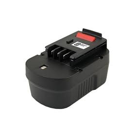 14,4V 3000mAh Ni-MH Batterie pour Black & Decker FS1400D FS1400D FS1402D FS14PS FS14PSK CD142SK CD14SFK CDC140AK CDC1440kCP14K CP14KB KC2002F KC2002FK R143F2 RD1440K RD1441K SX4000 SX5500 SX6000 SX7000 SX7500, compatible avec 499936-34 499936-35 BD-1444L BPT1048 FS140BX HPB14