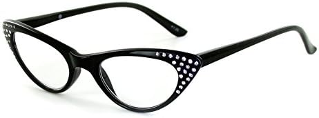 Aloha Eyewear Women's "Bravo" Cat-Eye Readers with Crystals