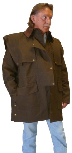 Brassada Canvas Drover Coat Satin Lined