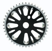 Bulletproof BMX Chainring 1 Piece 44T 1/2 x 3/32 Steel Black
