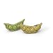Foreside Ceramic Sweet Pea Pods, Set of 2