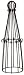 Outdoor Living : Midwest Air Tech #861125A 24" Black Steel Trellis
