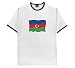 Azerbaijan Flag - Ringer T-Shirt