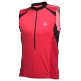 Cannondale Classique Sleeveless Jersey, Red, XL, Mens