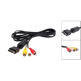 Tecknet Tp3-308 Ps3 Audio Video Av Cable For Sony Playstation Ps3 Ps1 Ps2...