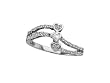 1/4 Carat Beautiful 3 Hearts Real Diamond Lady's Ring