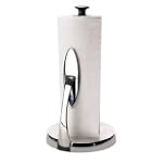 SAVE $8.46 - Oxo 1066736 Good Grips SimplyTear Brushed Stainless-Steel Standing Paper-Towel Holder $19.49