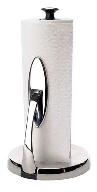Oxo 1066736 Good Grips SimplyTear Brushed Stainless-Steel Standing Paper-Towel Holder