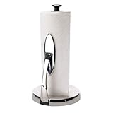 Oxo 1066736 Good Grips SimplyTear Brushed Stainless-Steel Standing Paper-Towel Holder