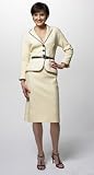 Review   / BELTED TRIMMED SUIT
