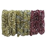 SANTAS BEST IMPORTS-YHC 1662-5003AC DIAMOND TIFFANY TINSEL GARLAND