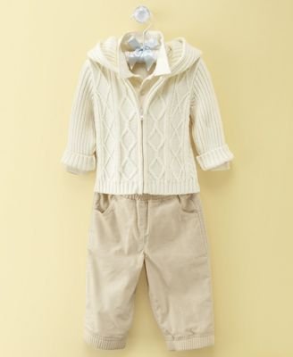 First Impressions Baby Boy Cardigan and Sweater Set