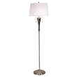 Trend Lighting TF5755 2 Light Sinatra Floor Lamp, Dark Walnut