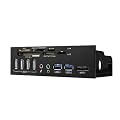Icy Box IB-863-B Multikartenleser (13,3 cm (5,2 Zoll), eSATA, 4x USB 2.0, 2x USB 3.0)
