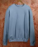 Authentic Pigment 11 oz. Pigment-Dyed Fleece Crew - POPPY - S