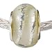 LovingtheBead &copy; 'Snow Storm' Murano Glass Slide-On & Slide-Off Charm