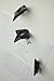 Megawing Ninja Shuriken Magnet, Black