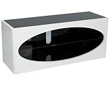Iconic Essence ESWH UKOV1 Gloss White TV Stand