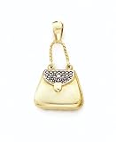 14K .01CT Dia Handbag Pendant - GH16266