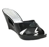 BCBGirls Trim Wedge Heel Sandal