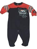NFL Team Newborn Baby Gerber Snap Front Sleep 'N Play Sleepers (3-6 Months, Denver Broncos)