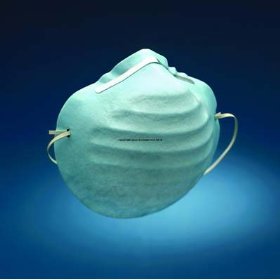 Swine Flu Surgical Molded Face Duramask 1890 - 50ct Box (White Mask)
