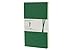 Moleskine Volant Notebook (Set of 2), Large, Plain, Emerald Green, Oxide Green, Soft Cover (5 x 8.25)